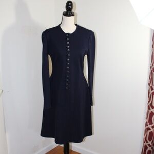 KC State of Mind, Navy Blue long sleeve knit dress